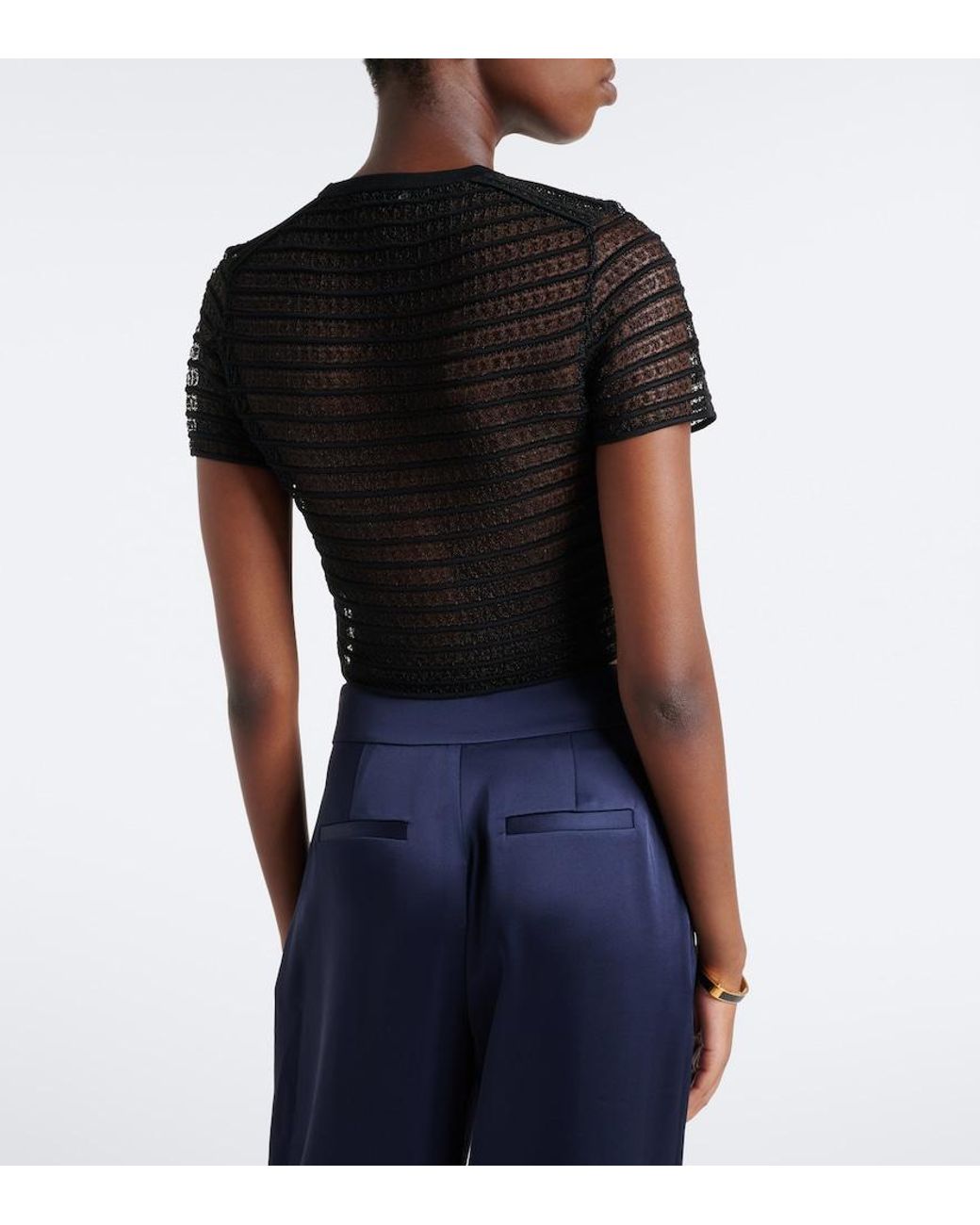 Jonathan Simkhai Black Holli Lace Cardigan
