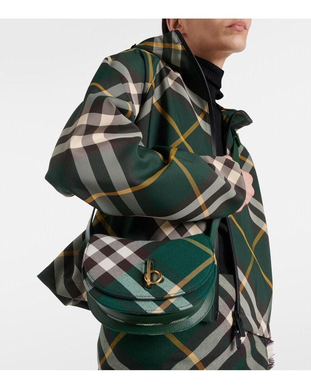 Burberry Green Rocking Horse Mini Shoulder Bag