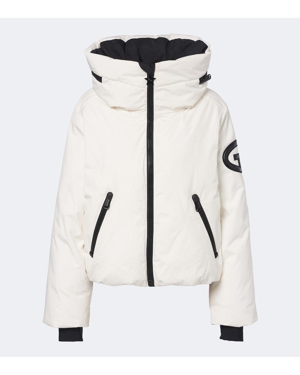 Goldbergh White Porter Hooded Ski Jacket