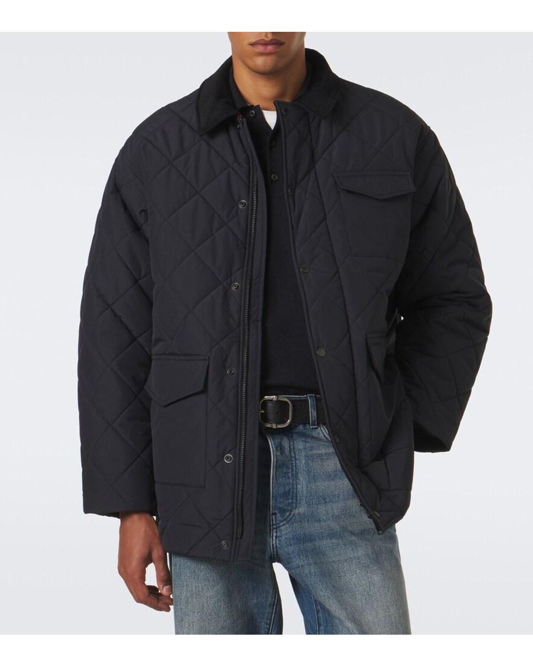 Canada Goose Blue Terra Quilted Jacket for men