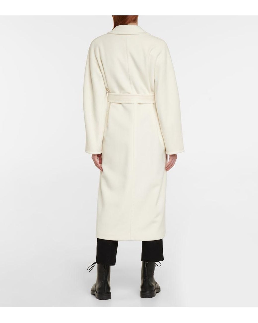 Max Mara Natural Madame Wool And Cashmere Coat