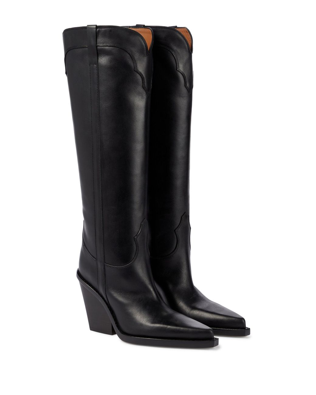 Paris Texas El Dorado Leather Cowboy Boots in Black Lyst Canada