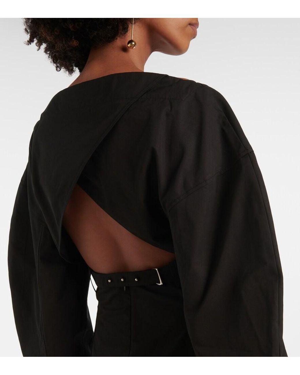 Jacquemus Black Dress Casaco