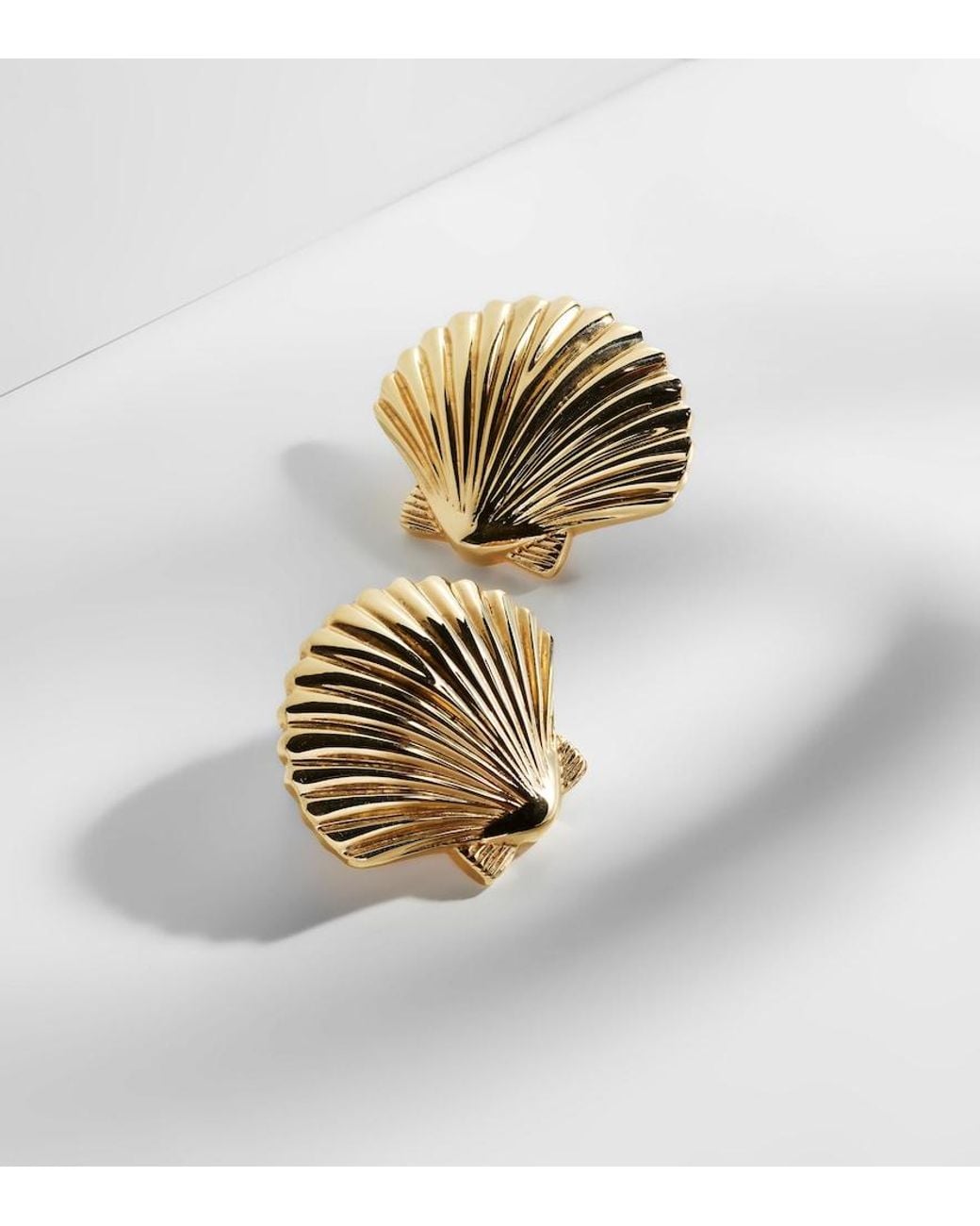 Mateo White Venus Large 14Kt Earrings