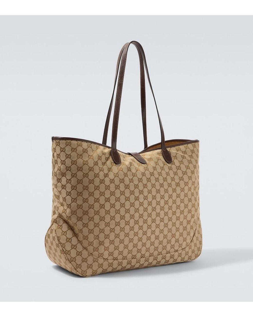 Gucci Natural Jackie Gg Canvas Large Tote Bag for men
