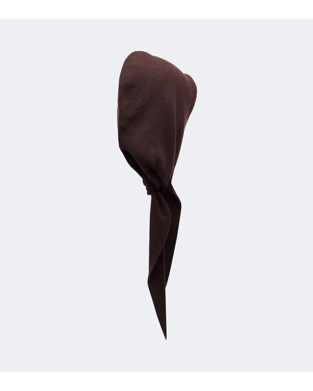 Nour Hammour White Niale Cashmere Hood