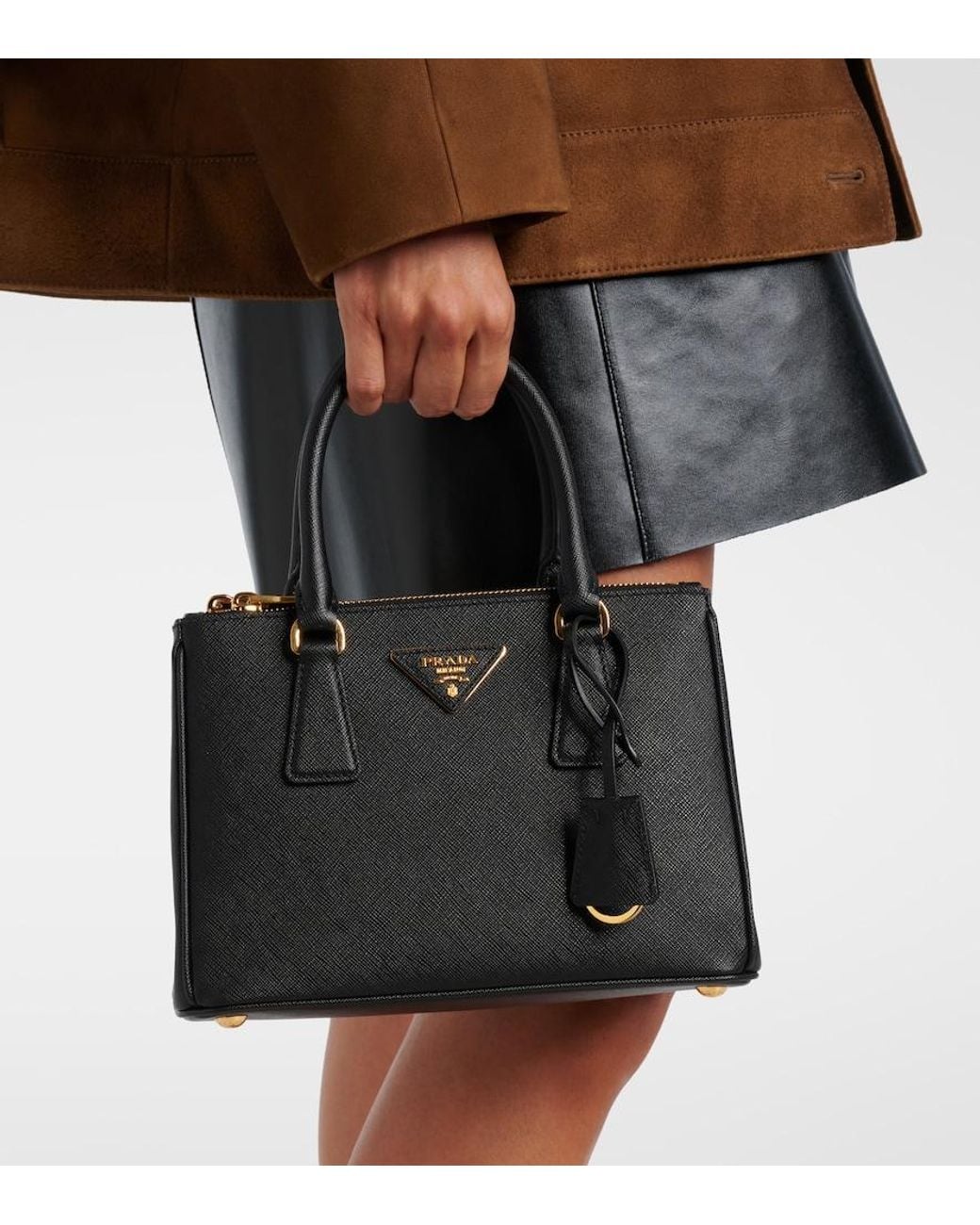 Prada Black Small Galleria Handbag