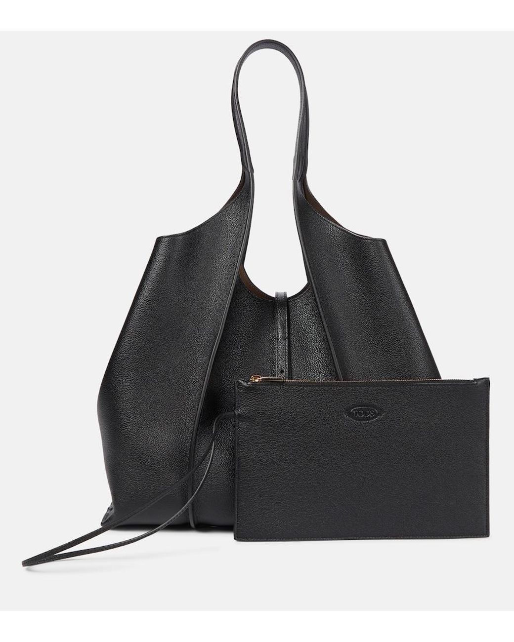 Tod's Black Timeless Medium Leather Tote
