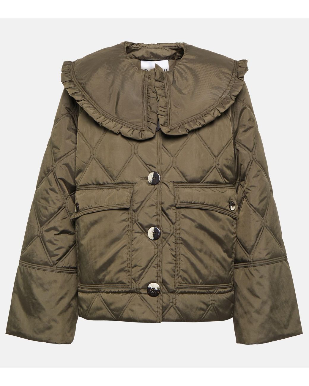 【関税＆送料込み】Ganni Quilted Short Jacket Ganni Short Quilted Jacket | Liberty