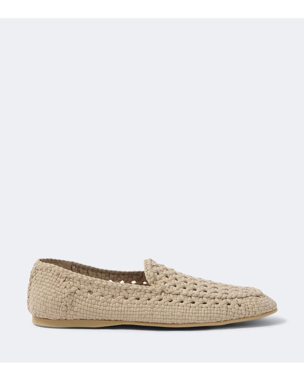 Dolce & Gabbana White Woven Loafers for men