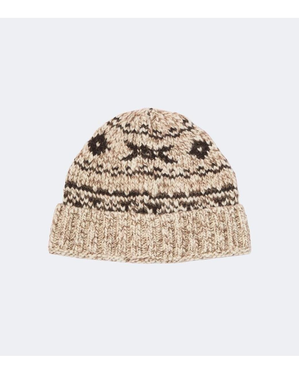 RRL Natural Wool And Cotton-Blend Beanie for men