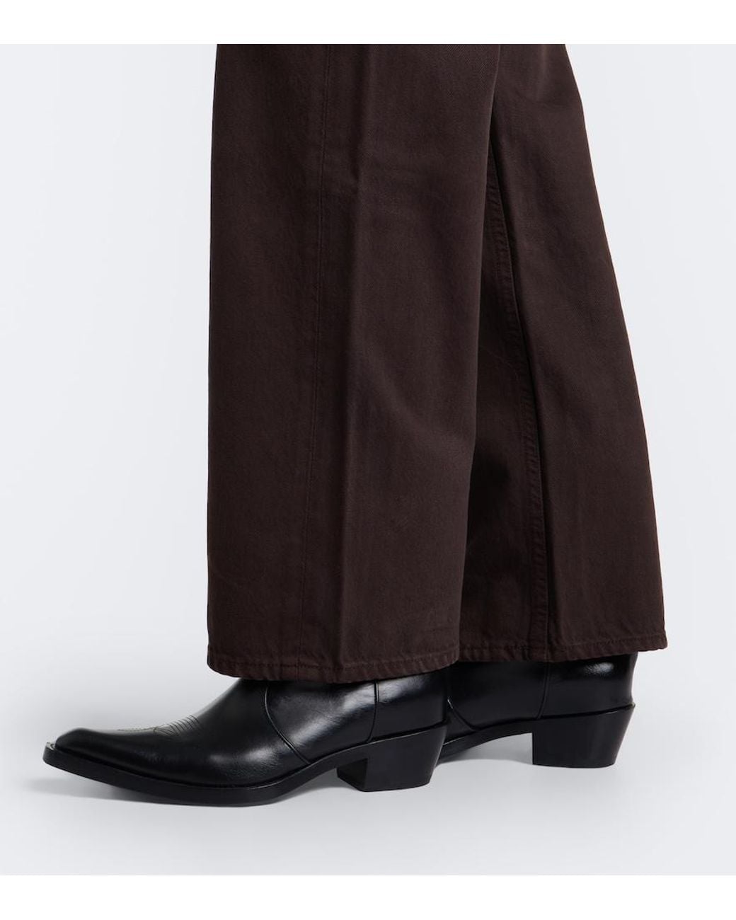 Citizens of Humanity Brown Lindz Straight Jeans