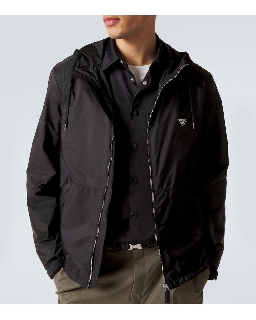 Prada Black Re-Nylon Jacket for men