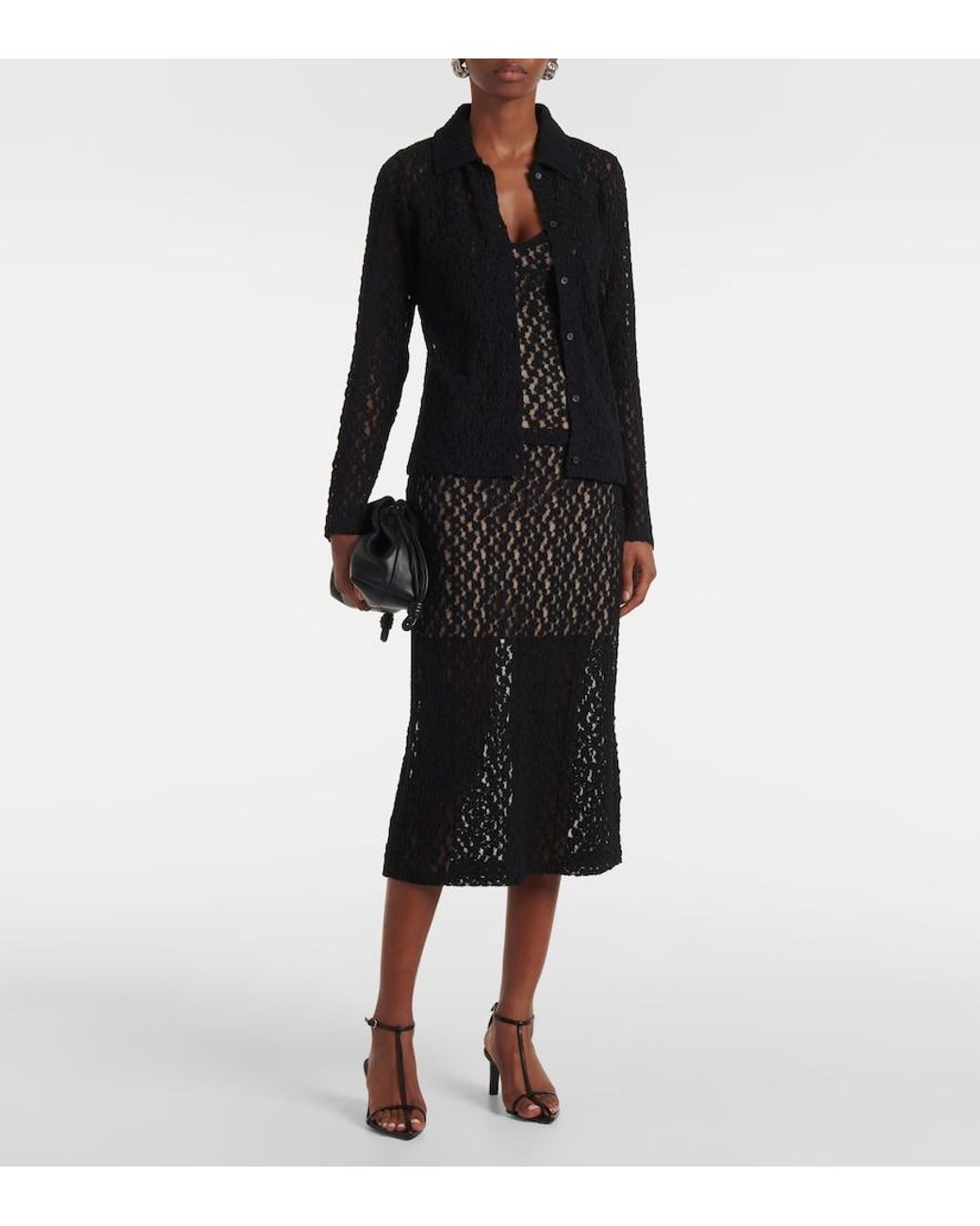 Vince Black Midirock Aus Spitze