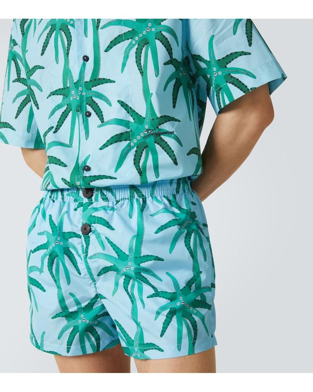 Jacquemus Blue La Chemise Jean Shirt for men