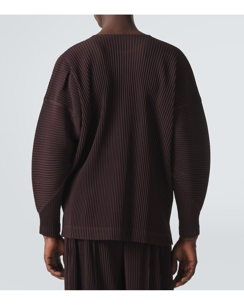 Homme Plissé Issey Miyake Black Monthly Colors Pleated Top for men