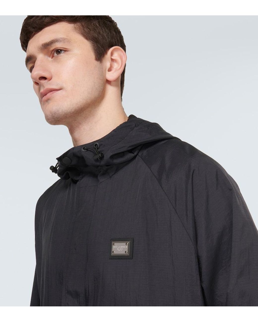 Dolce & Gabbana Black Technical Jacket for men