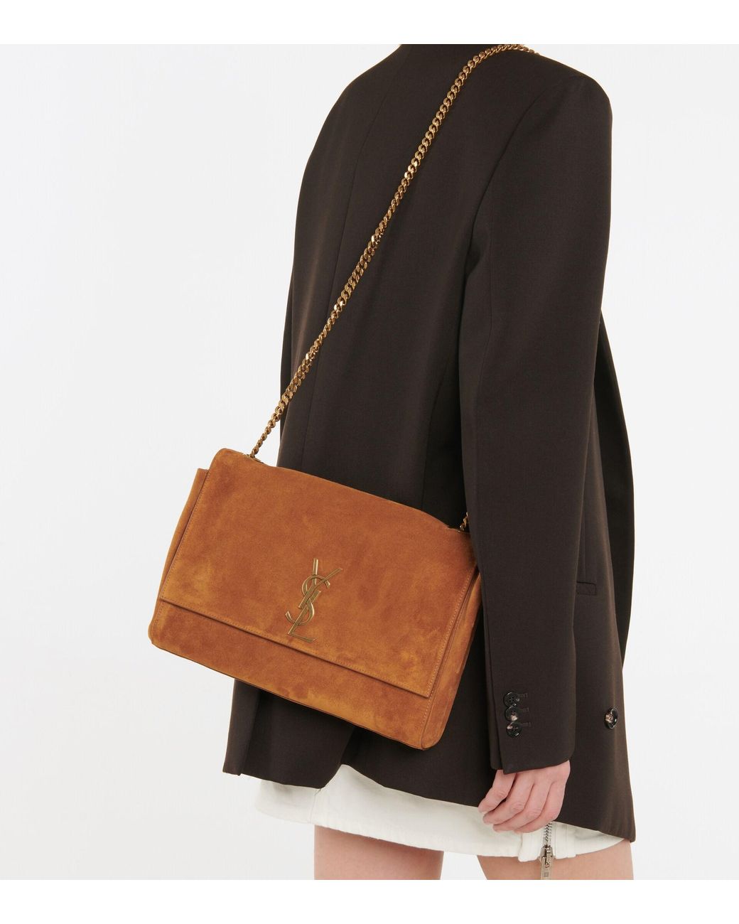 Kate reversible suede shoulder bag Clearance