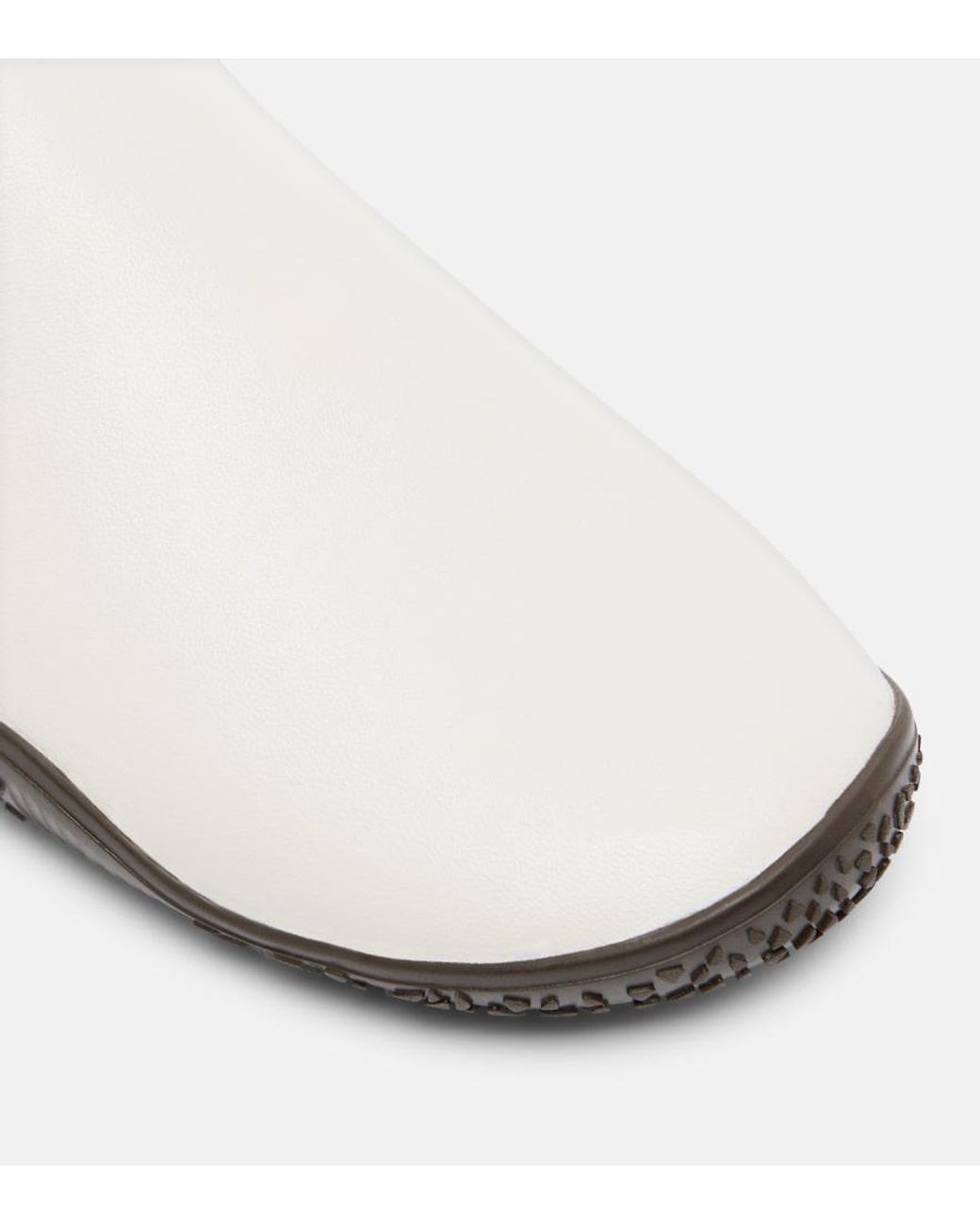 Lemaire White Glove Leather Slip-On Sneakers