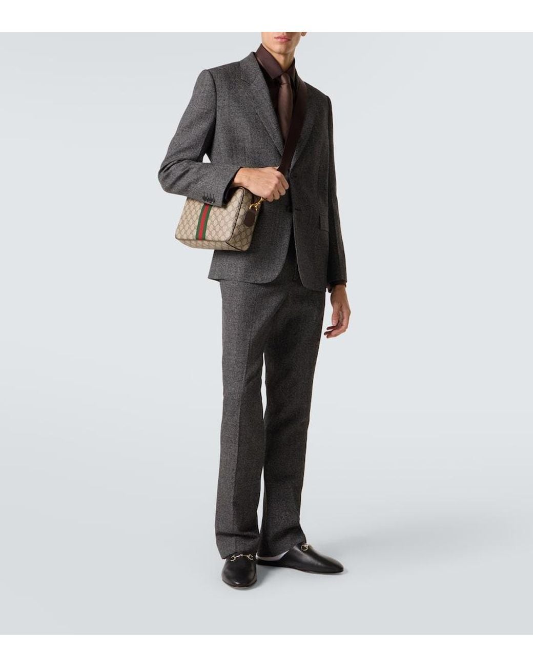 Sac Ophidia Gg Canvas Gucci pour homme en coloris Green