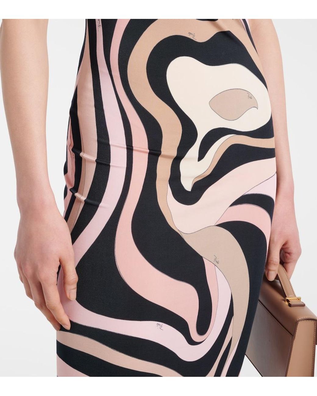 Emilio Pucci White Embroidered Cocktail Dress