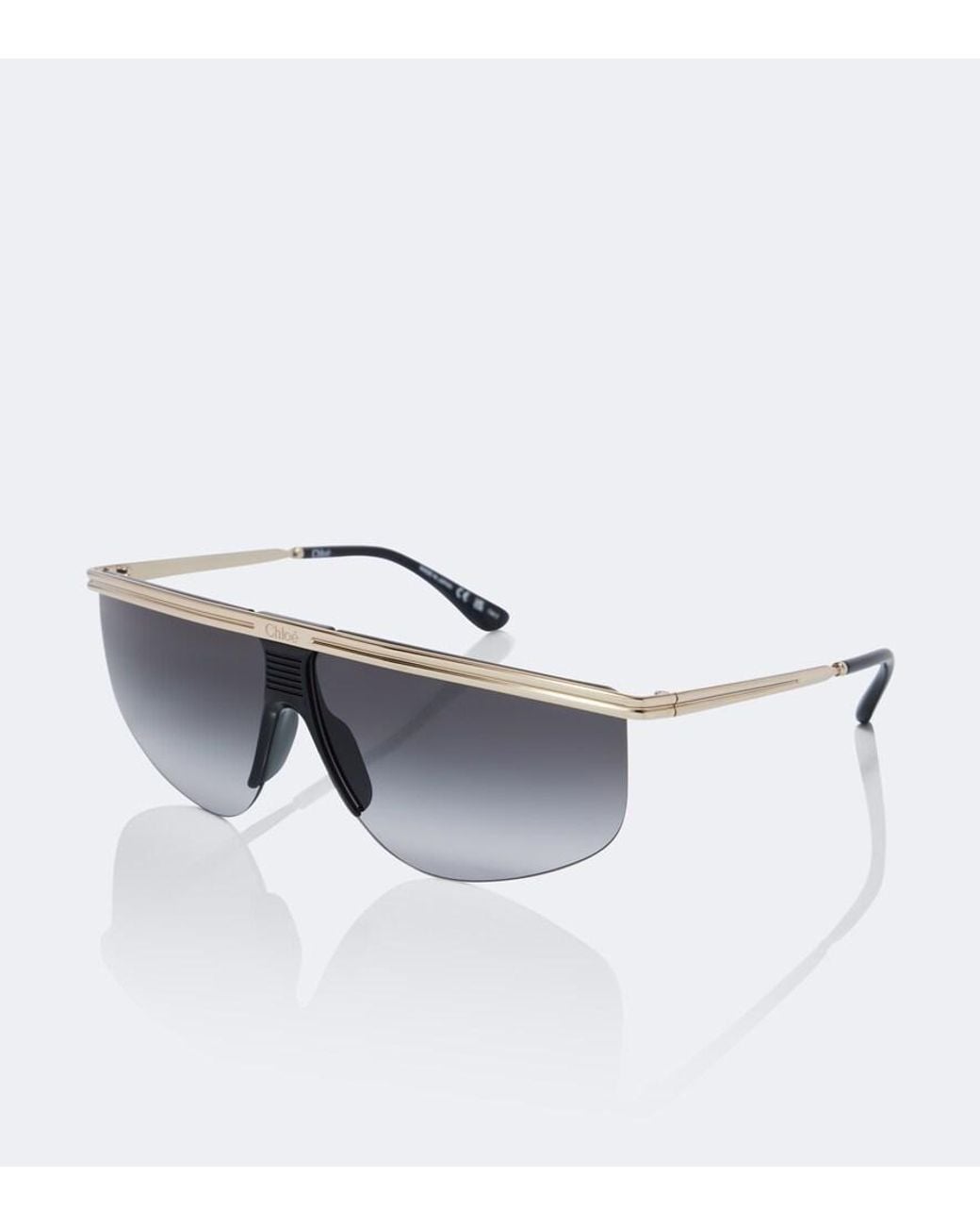 Chloé Gray Mask Sunglasses