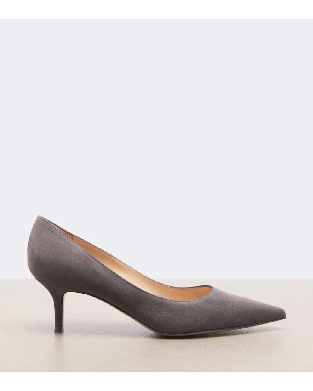 Gianvito Rossi Gray Gianvito Suede Pumps