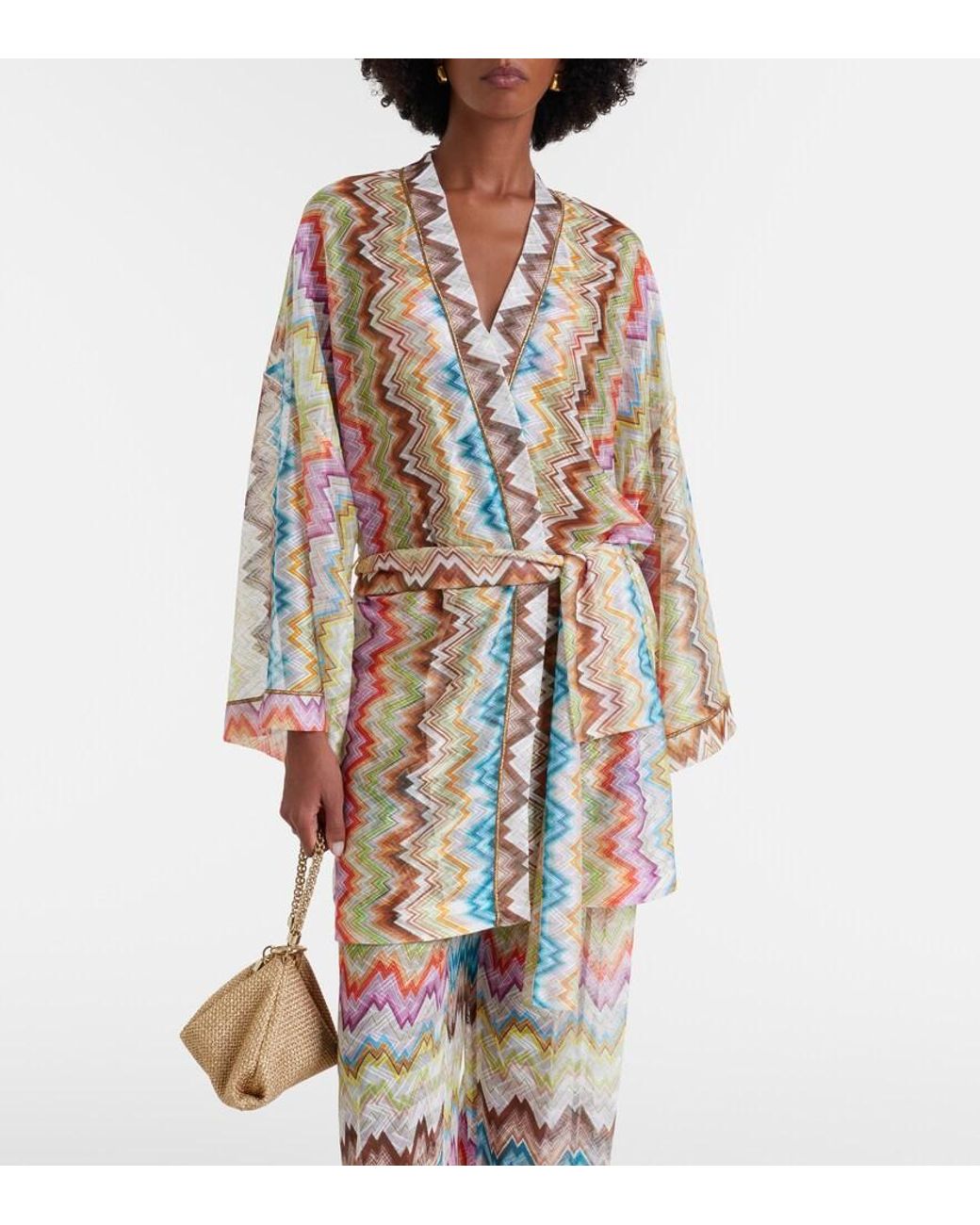Missoni Multicolor Zigzag Beach Cover-Up