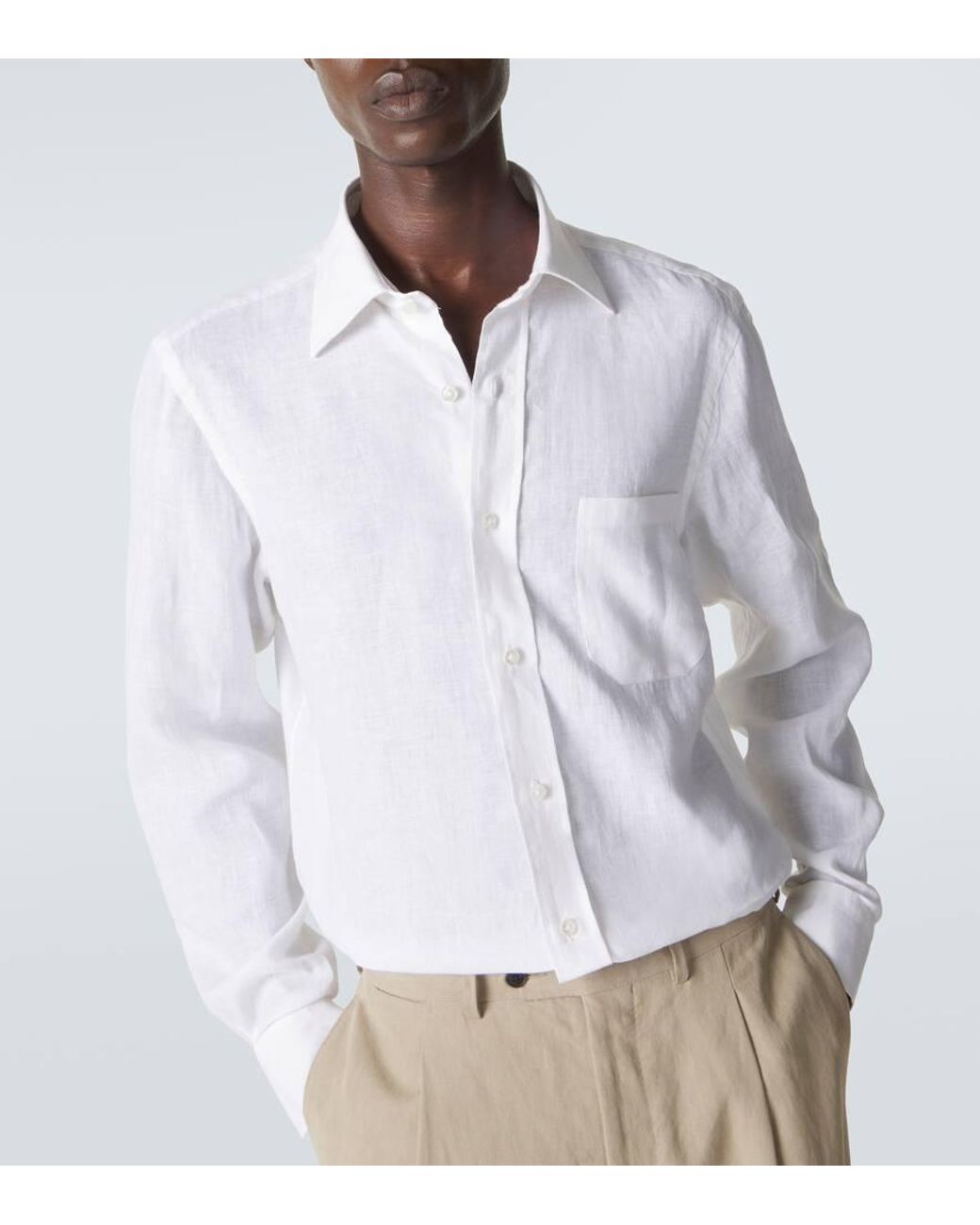 Camicia di Rubinacci in White da Uomo
