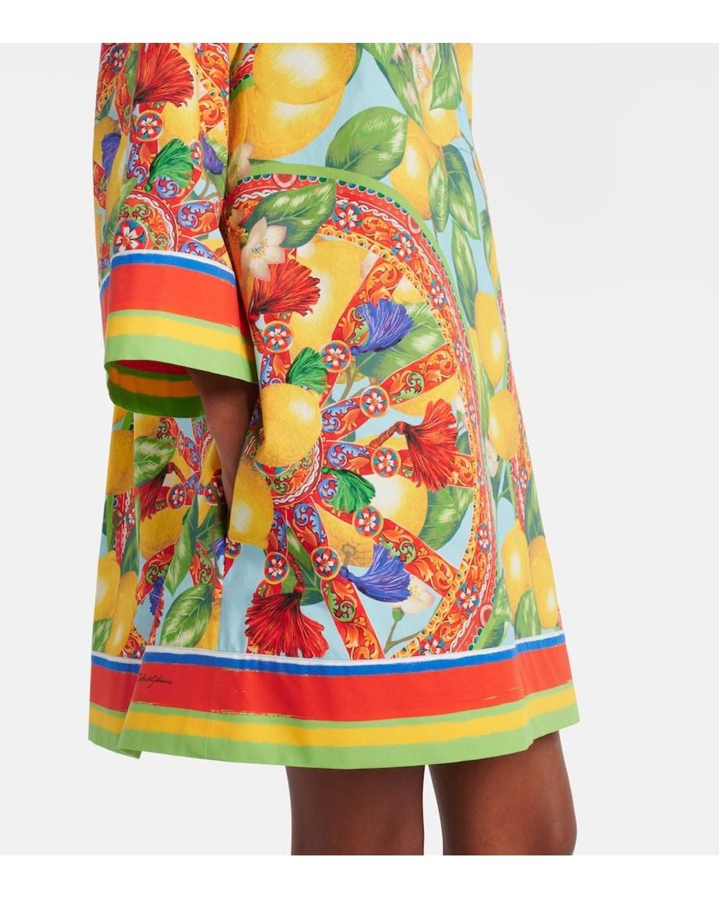 Dolce & Gabbana Multicolor Oversized Printed Shirt