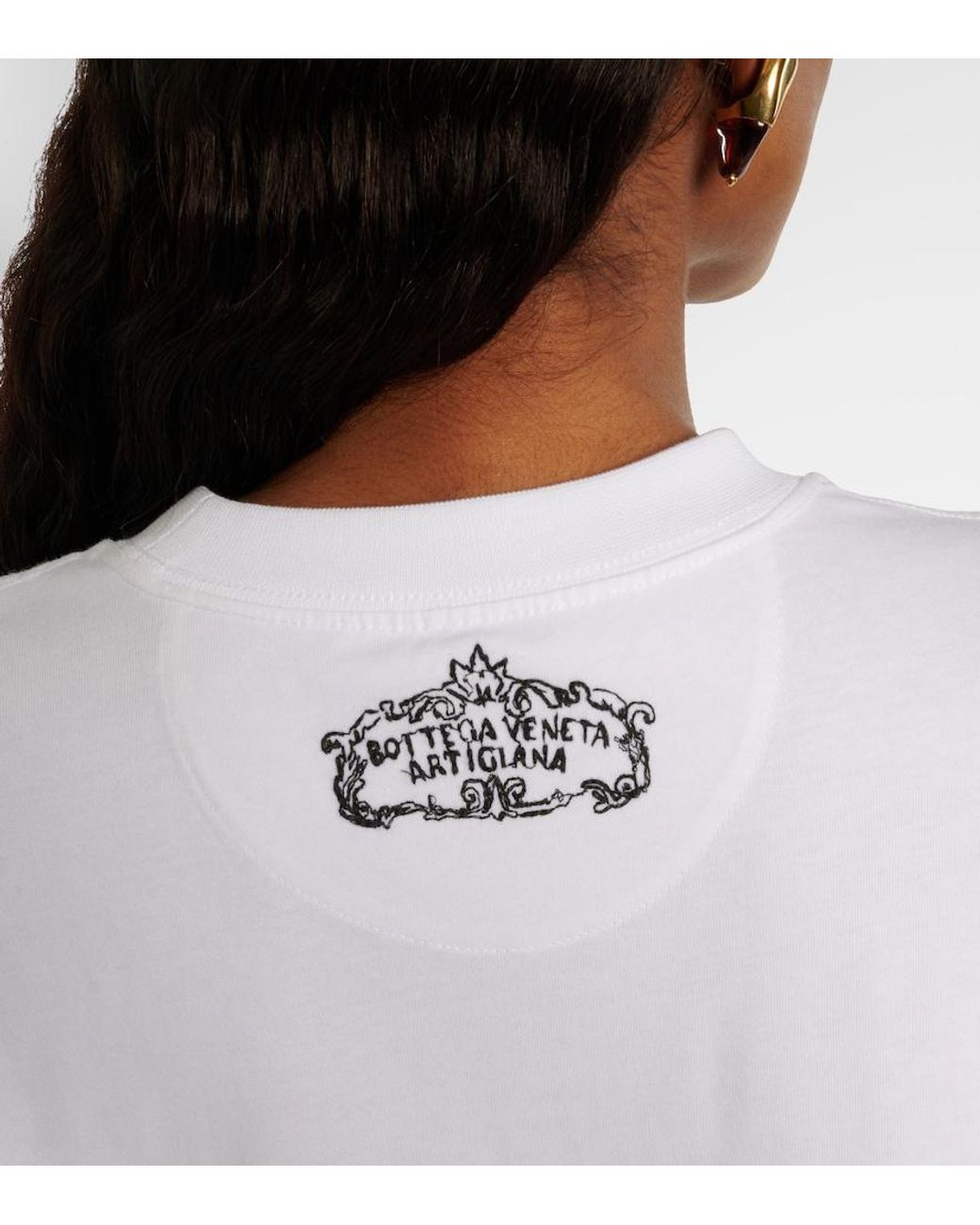 Bottega Veneta White Cotton Jersey T-Shirt