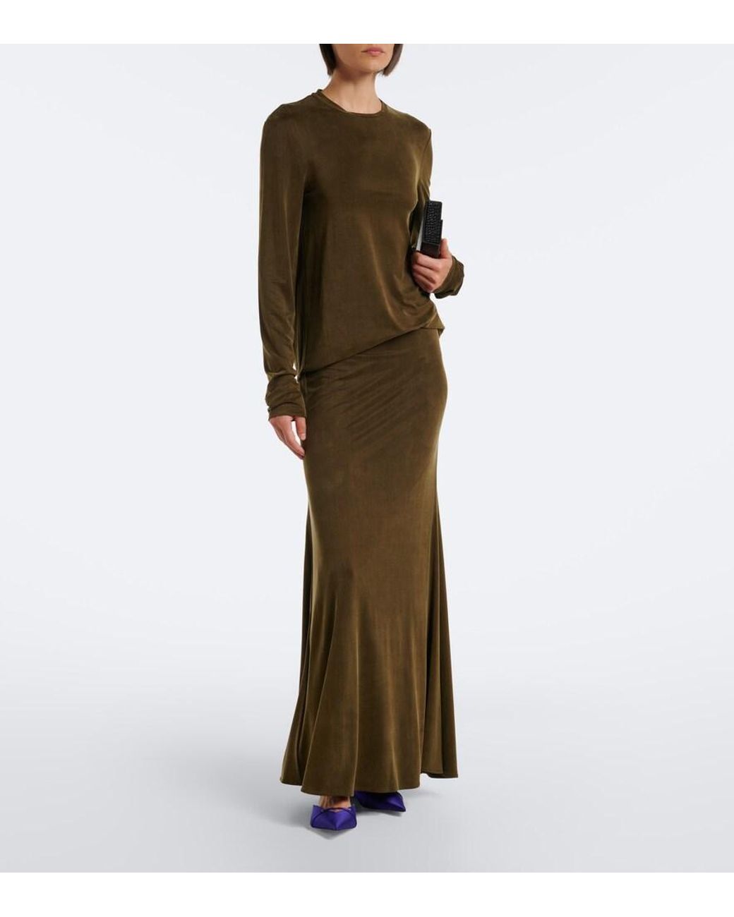 Tom Ford Brown Jersey T-Shirt