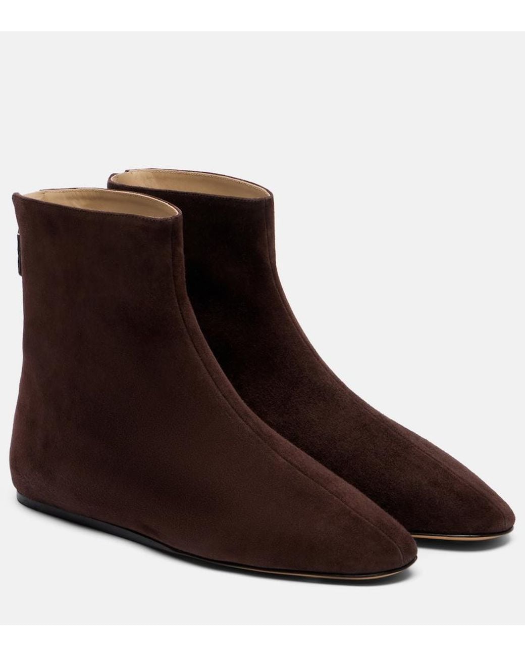 Le Monde Beryl Brown Luna Suede Ankle Boots