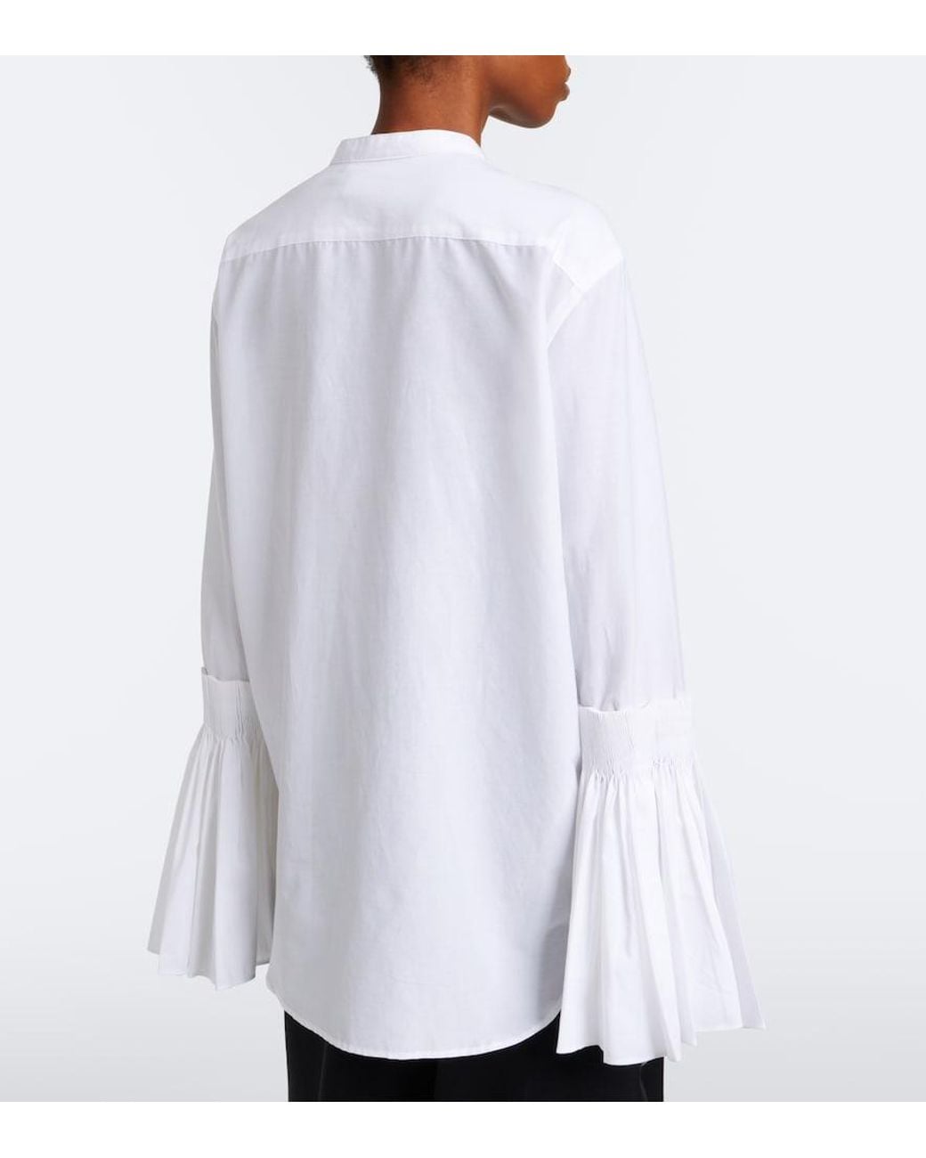 Polo Ralph Lauren White Cotton And Silk Shirt