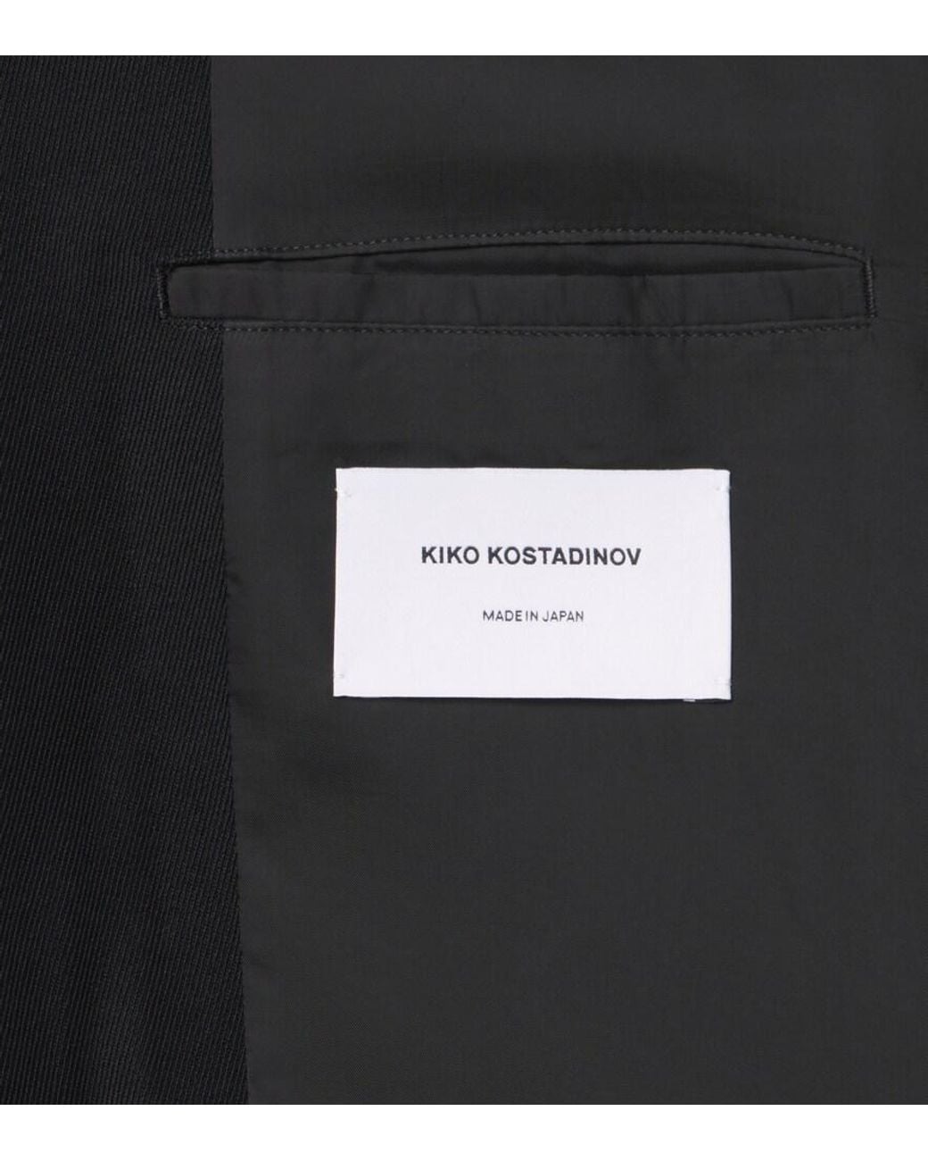 Kiko Kostadinov Black Votive Wool Blazer for men