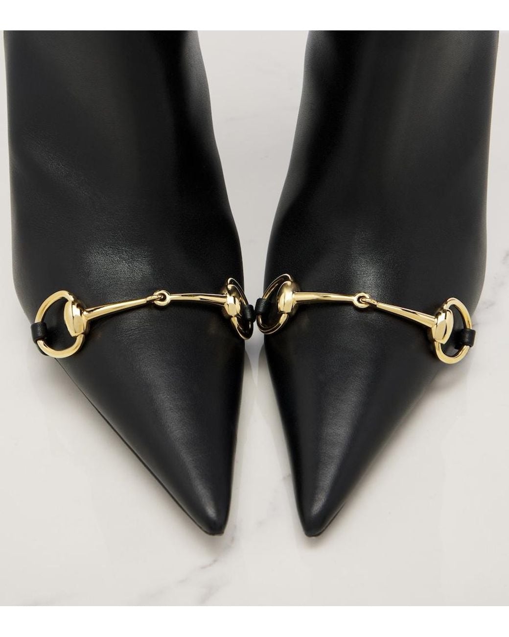 Gucci Black Donna Horsebit Over-The-Knee Boots