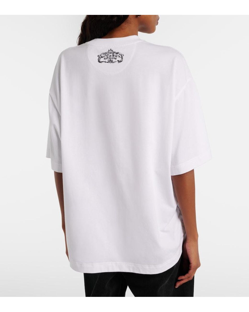 Bottega Veneta White Cotton Jersey T-Shirt