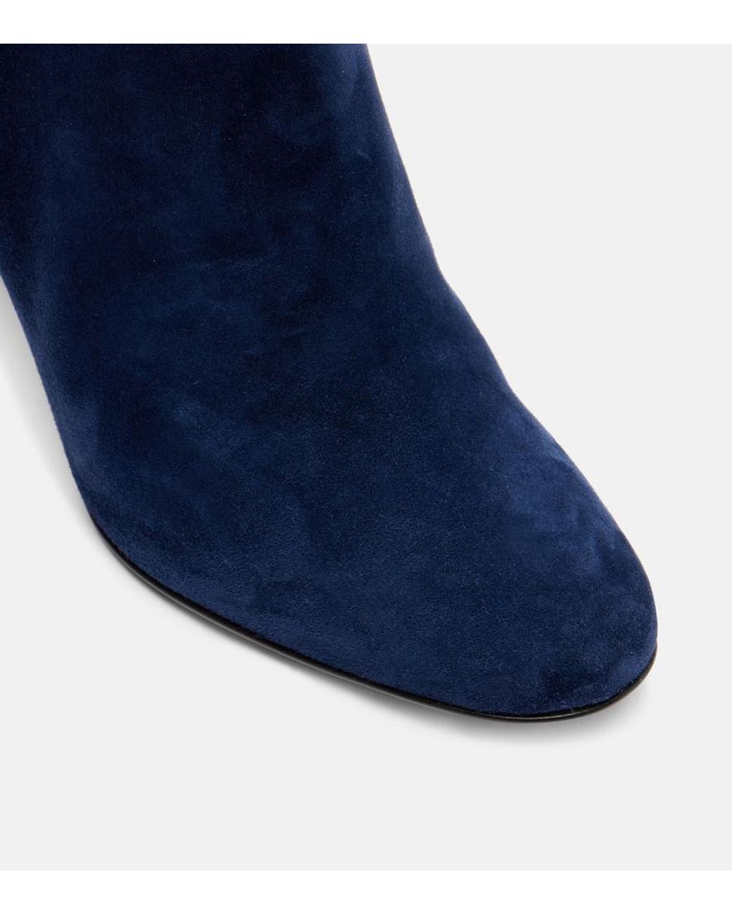 Christian Louboutin Blue Heeled Boots