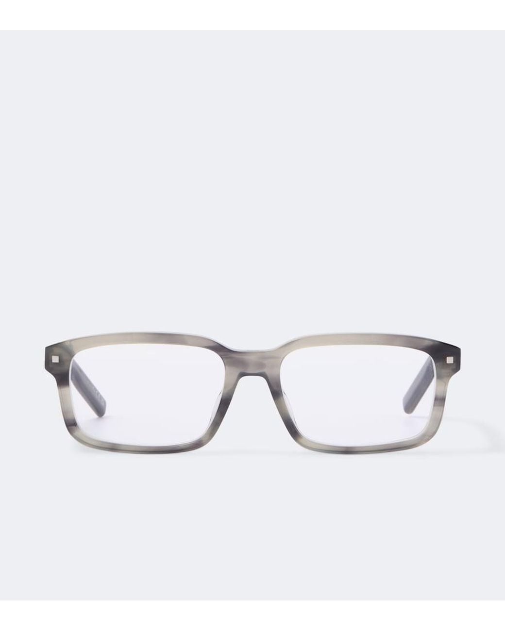 Dior Metallic Dior Line S2I Rectangular Glasses for men
