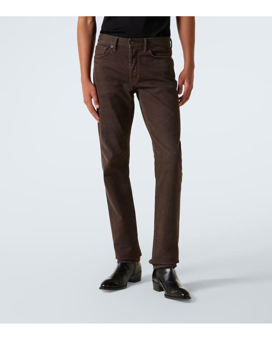 Tom Ford Brown Slim Jeans for men