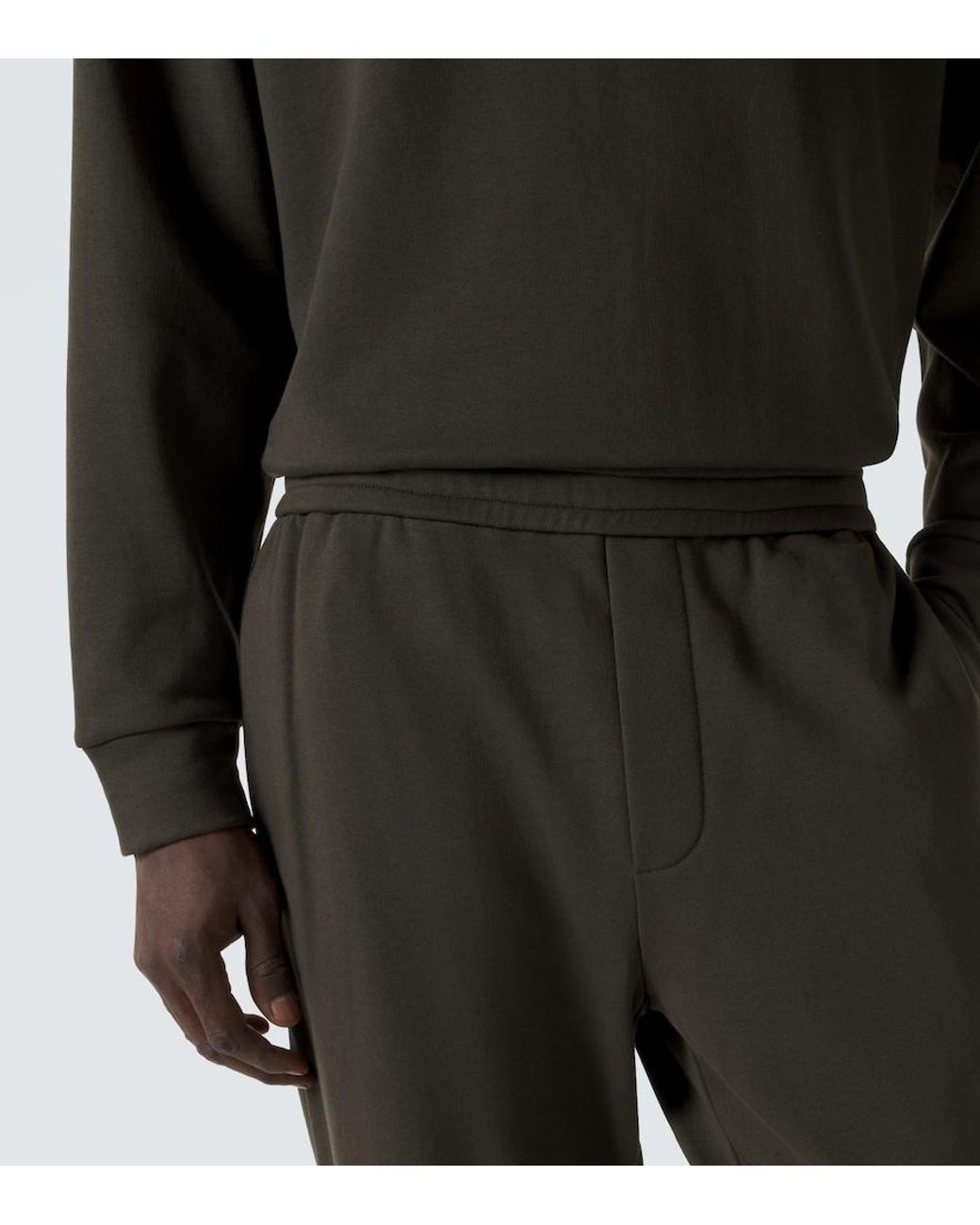 The Row Gray Edgar Cotton Pants for men