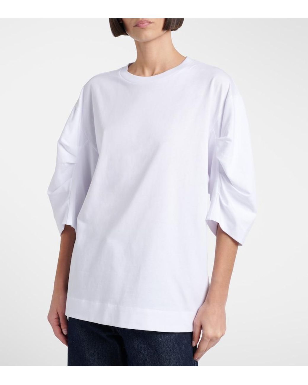Dries Van Noten White Cotton T-Shirt