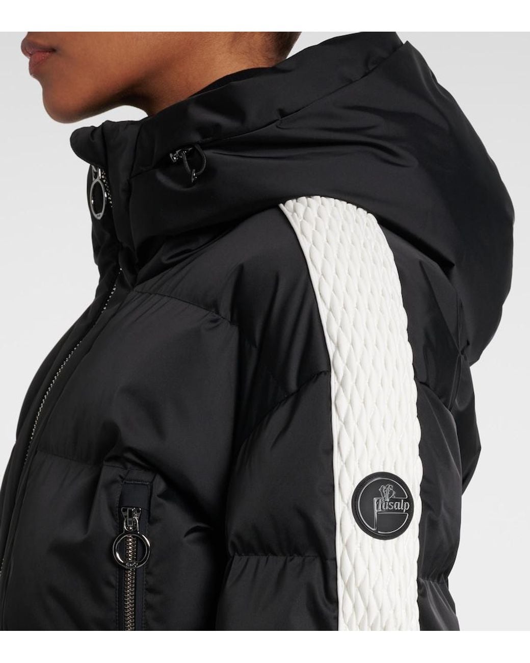 Fusalp Black Jenko Quilted Ski Suit