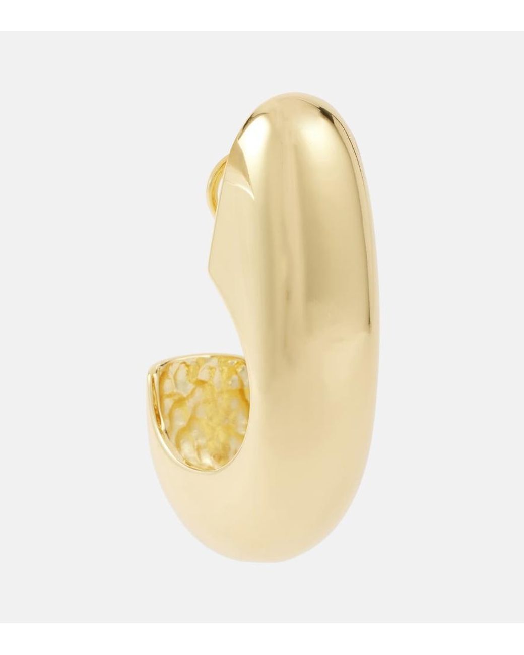 Jennifer Behr Natural Nimah-Plated Hoop Earrings