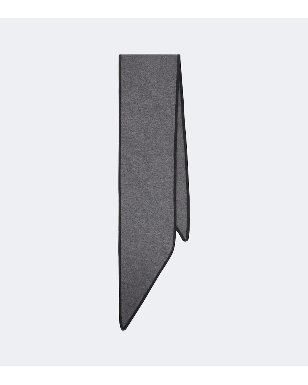 Lisa Yang Gray Chelsea Cashmere Scarf for men