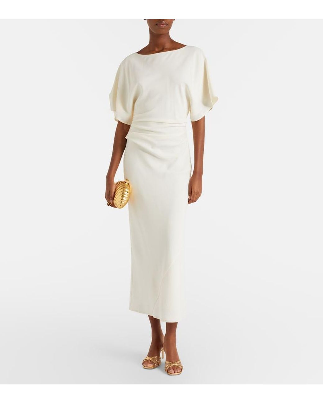 Malone Souliers Natural Perla 70 Leather And Mesh Mules