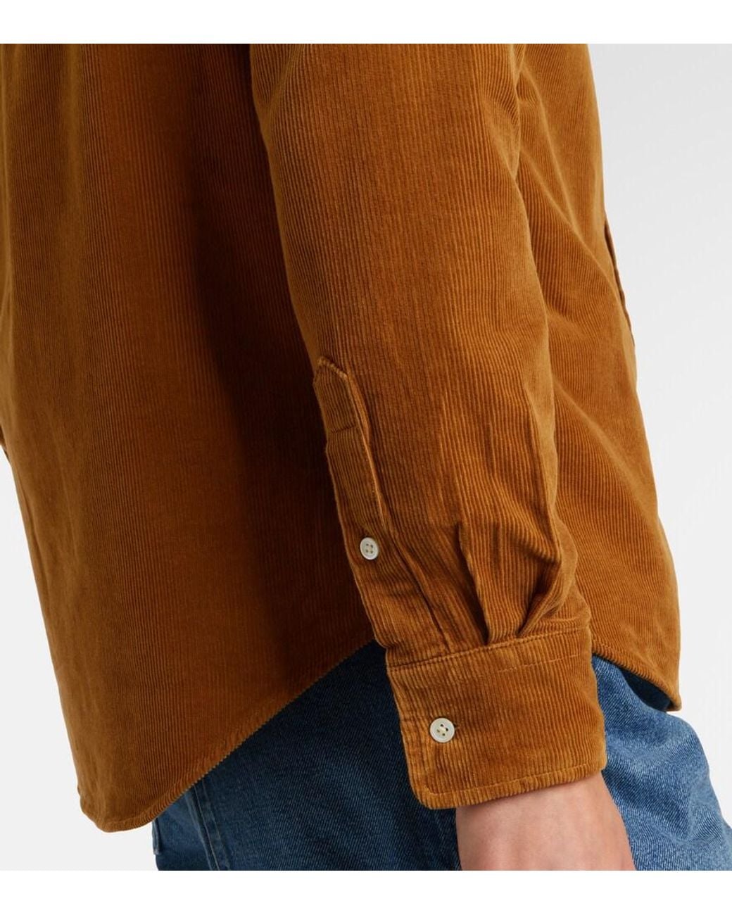 Polo Ralph Lauren Brown Cotton Corduroy Shirt