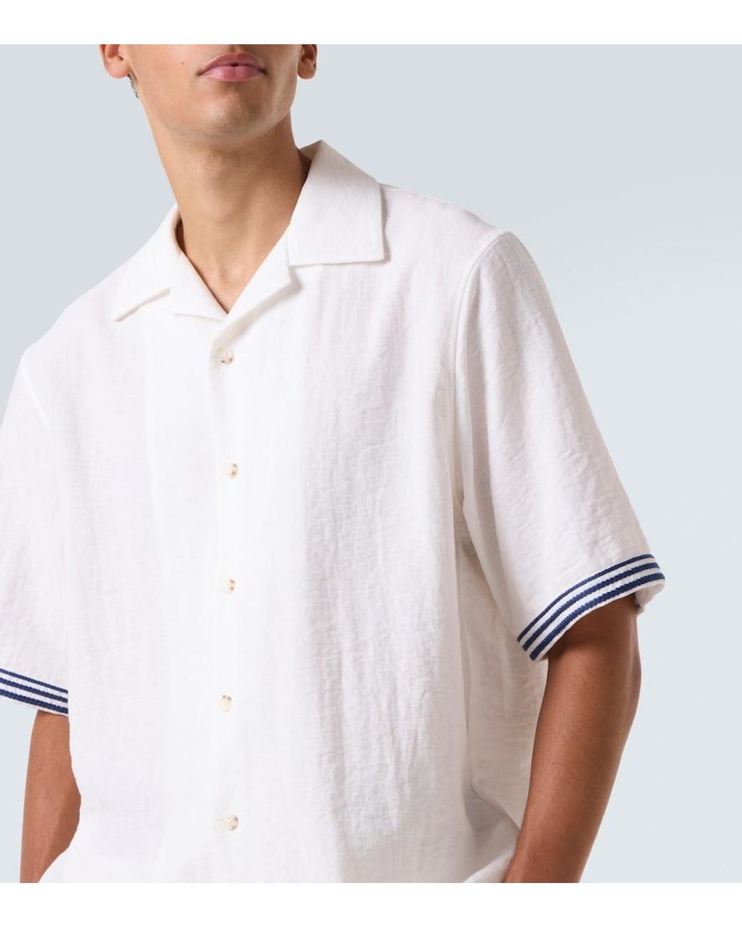 Chemise Brodee Commas pour homme en coloris White