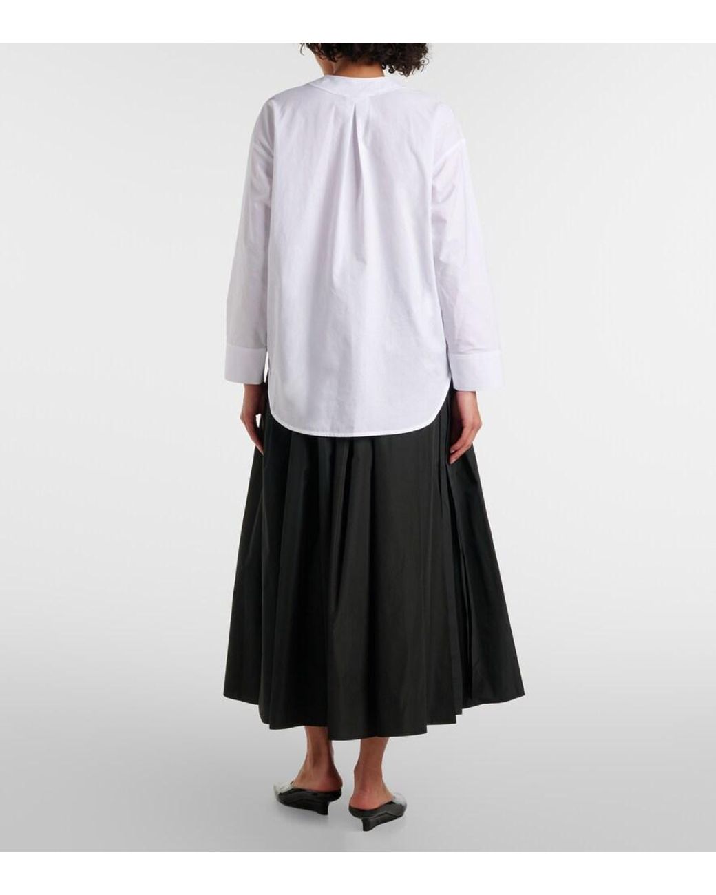 Top Yole De Algodon Max Mara de color White