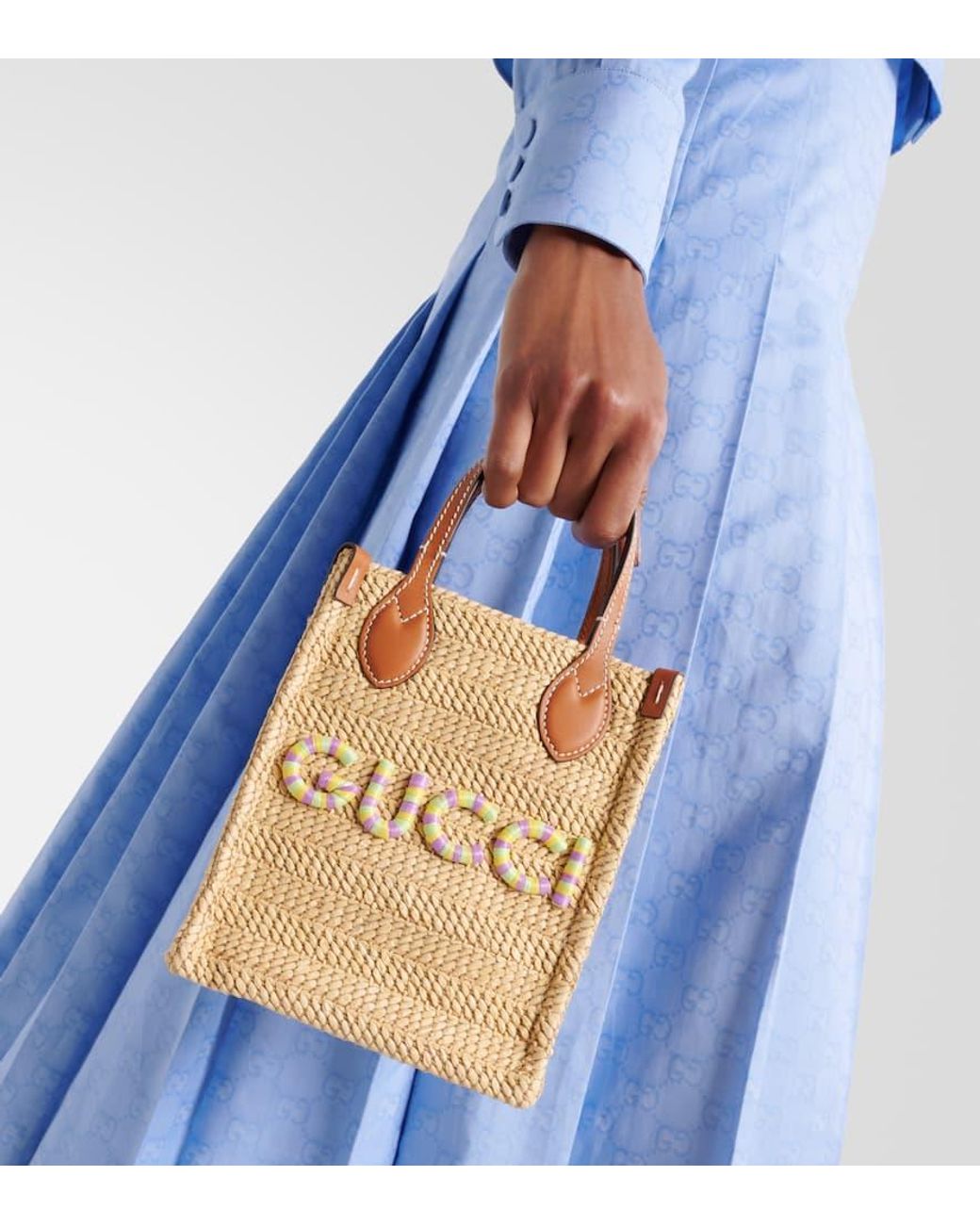 gucci-beige-Mini-Logo-Raffia-
